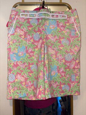 Lilly Pulitzer "Lilly B&B" monkey shorts
